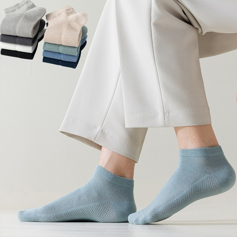 ถุงเท้าเรือเดินตาข่ายผ้าฝ้าย