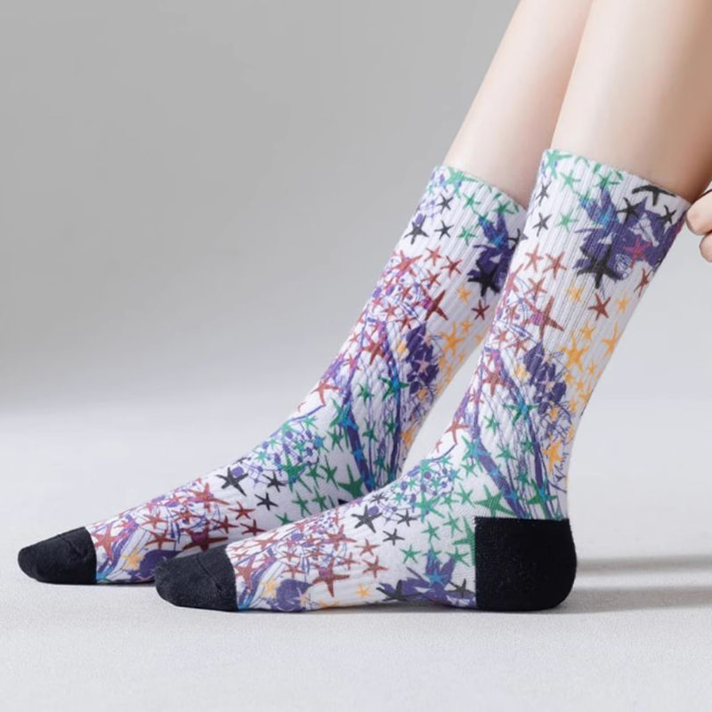 เทคโนโลยีการพิมพ์ 3 มิติสำหรับถุงเท้าฤดูใบไม้ผลิและฤดูร้อนถุงเท้ายาวของผู้ชายกลางโซลสตรี, กีฬาถนนในยุโรปและอเมริกา, ถุงเท้าผ้าฝ้ายคู่รัก, ถุงเท้าอินเทรนด์กราฟฟิตี เทคโนโลยีการพิมพ์ 3 มิติสำหรับถุงเท้าฤดูใบไม้ผลิและฤดูร้อนถุงเท้ายาวของผู้ชายกลางโซลสตรี, กีฬาถนนในยุโรปและอเมริกา, ถุงเท้าผ้าฝ้ายคู่รัก, ถุงเท้าอินเทรนด์กราฟฟิตี